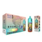 RandM Tornado 9000 Puffs Vape original E Cigarette Bang King Double Crystal 20000 Puffs Vape 20K Disposable Vape Pen E Cigarette Prefilled 14ml 850mAh