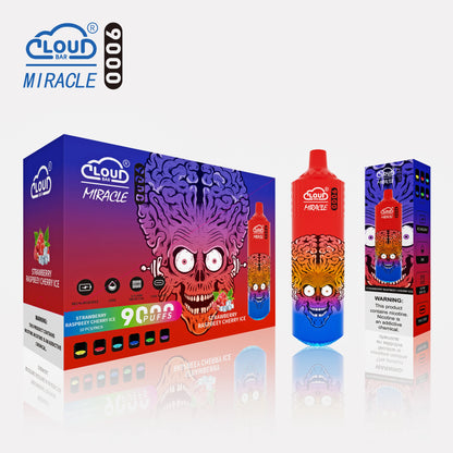 Cloud Multi Flavor 9000 Puffs  5% Rechargeable Cigarettes Vapor Electronic Vapes Pen 18ml for Cigarettes Lovers