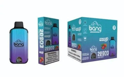Bang 20000 Puffs LED Display Disposable Vape Bang King Double Crystal 20000 Puffs Vape 20K Disposable Vape Pen E Cigarette Prefilled 25ml 650mAh