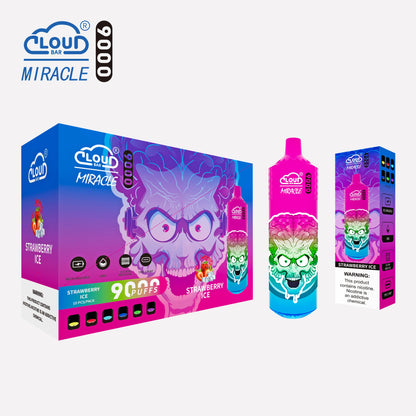 Cloud Multi Flavor 9000 Puffs  5% Rechargeable Cigarettes Vapor Electronic Vapes Pen 18ml for Cigarettes Lovers