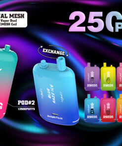 Bang King Double Crystal 25000 Puffs Vape 25K Disposable Vape Pen E Cigarette Prefilled 25ml 650mAh 25K Puff Disposable Vape | 30ml Capacity | Double Mesh Coil