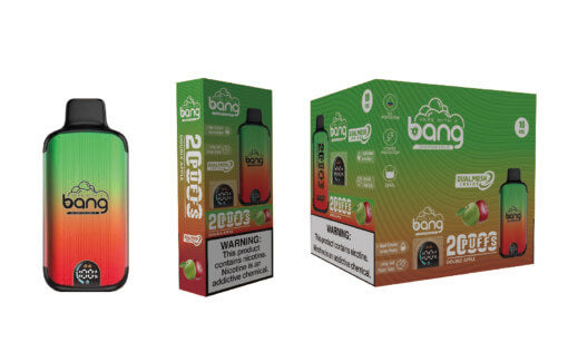 Bang 20000 Puffs LED Display Disposable Vape Bang King Double Crystal 20000 Puffs Vape 20K Disposable Vape Pen E Cigarette Prefilled 25ml 650mAh