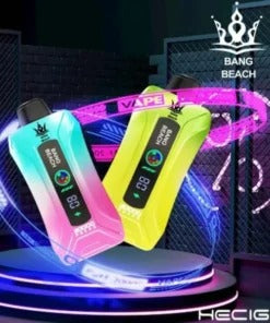 Bang 20000 Puffs LED Display Disposable Vape Bang King Double Crystal 20000 Puffs Vape 20K Disposable Vape Pen E Cigarette Prefilled 25ml 650mAh
