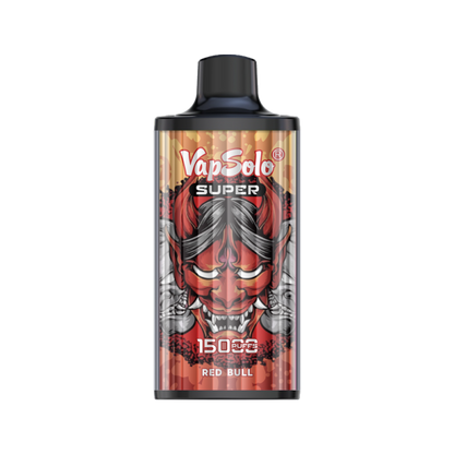 VapSolo Super 15K Puffs Disposable Vape | Ajustable Airflow,Mesh Coil,Type-C Port