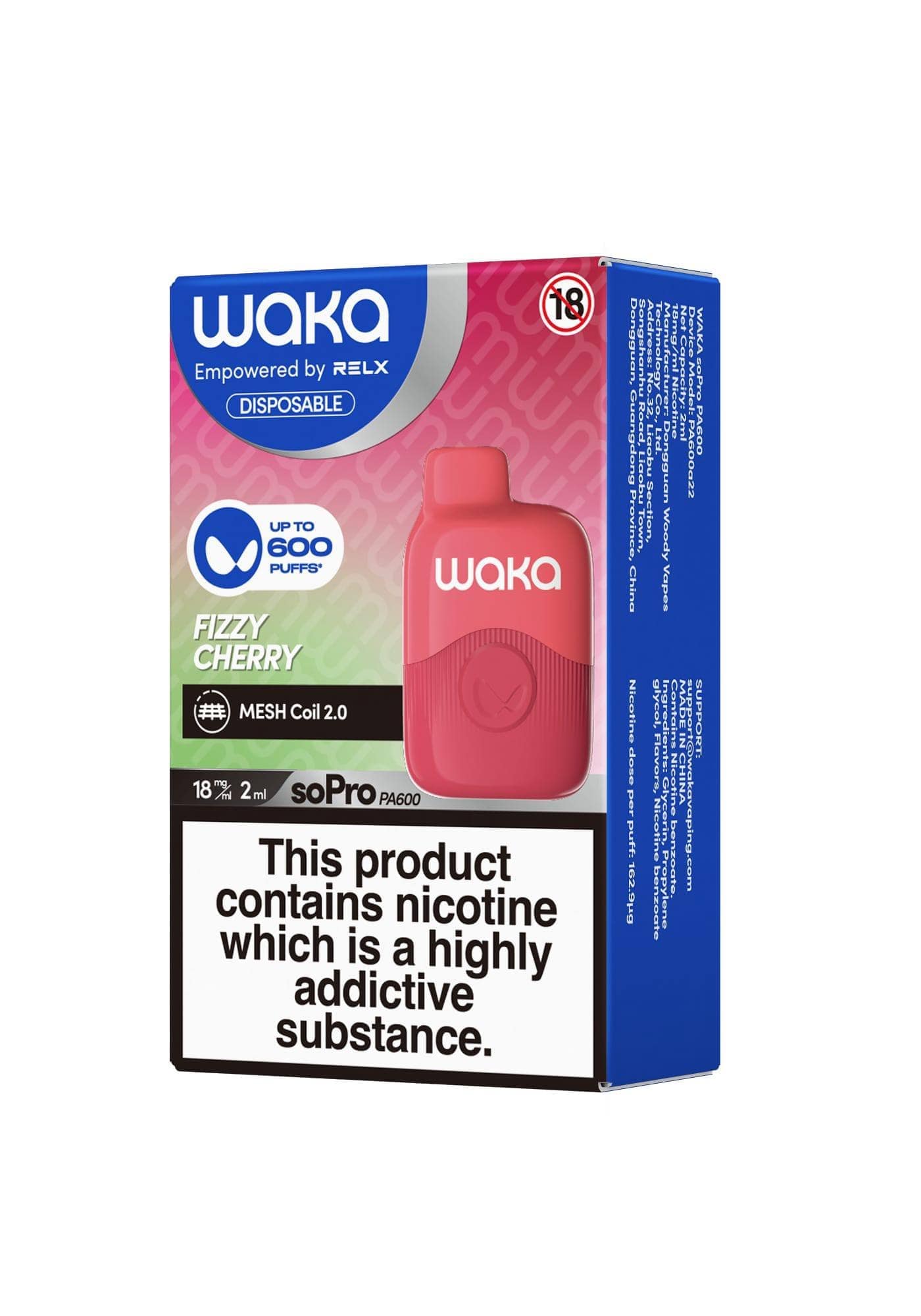 Best WAKA SoPro PA600 10000 Puffs Disposable Vape Waka Sopro 10000 PuffsDisposable Vape - Buy Vapes