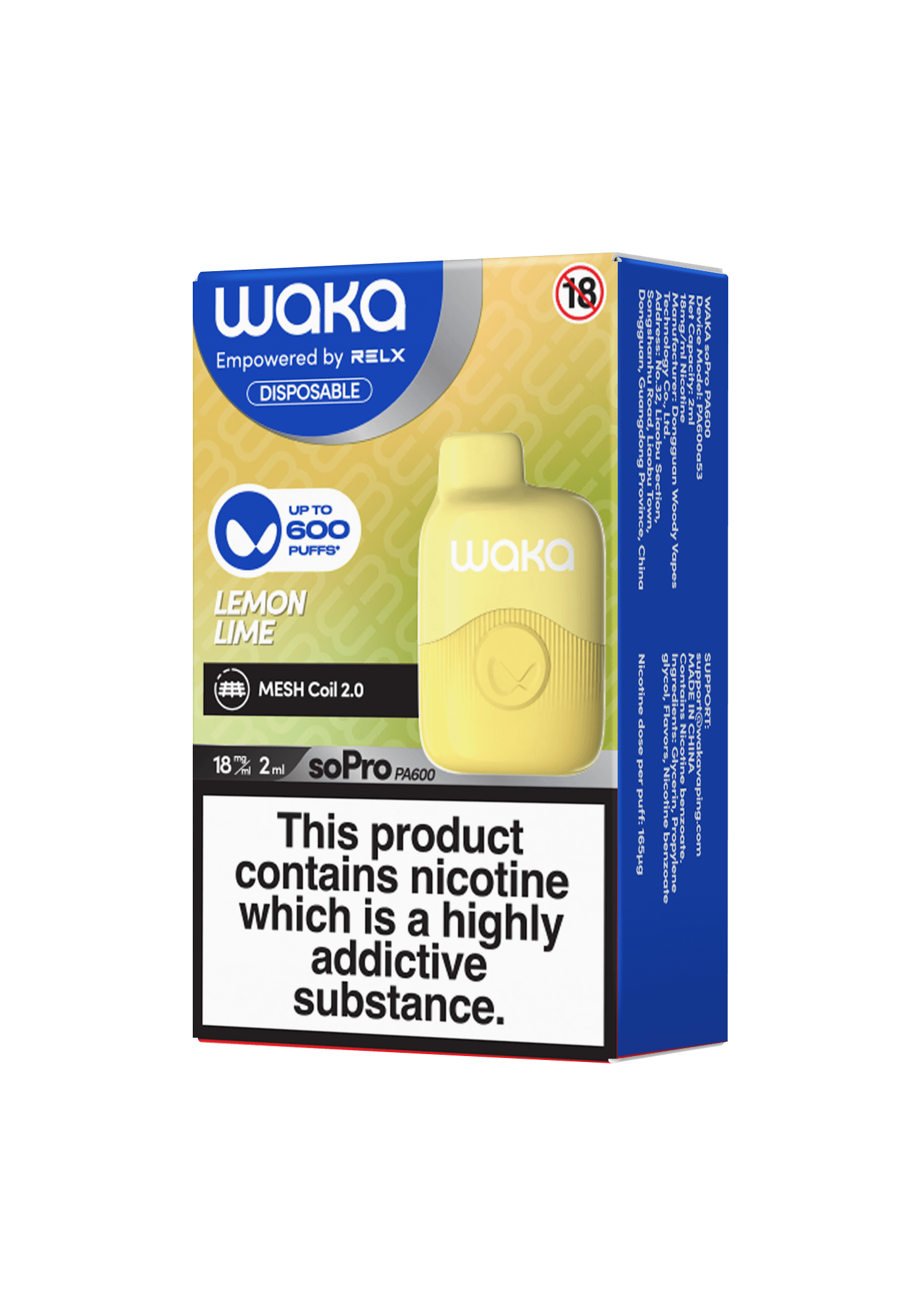 Best WAKA SoPro PA600 10000 Puffs Disposable Vape Waka Sopro 10000 PuffsDisposable Vape - Buy Vapes