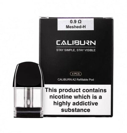 Uwell Caliburn A2 / AK2 Pod System REPLACEMENT PODS 2ml 0.9ohm