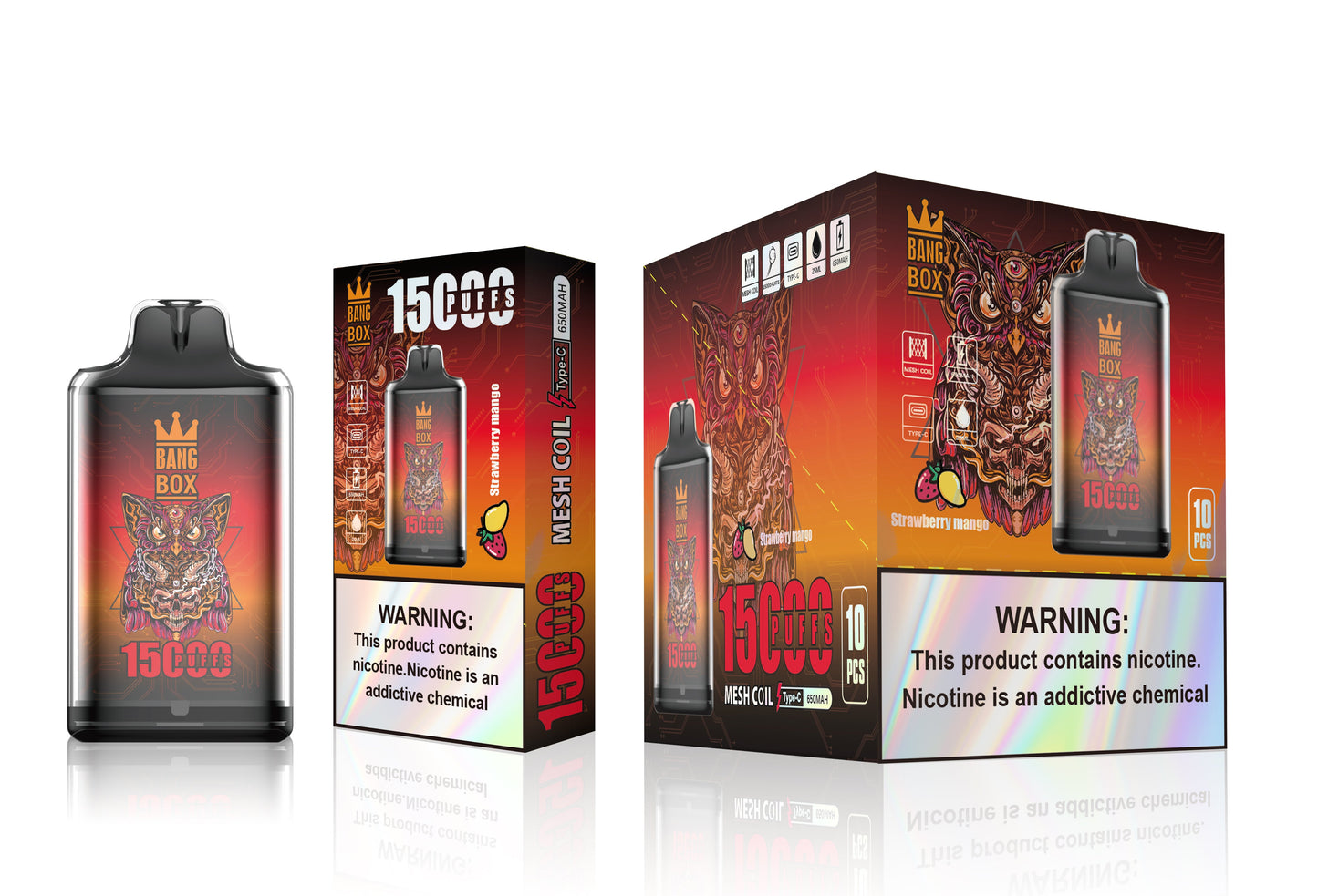 Bang 35000 Puffs/15000 Puffs Vape 35K/15K Disposable Vape Pen E Cigarette Prefilled 30ml /25ml 650mAh Disposable Vape 12 Flavors&nbsp;