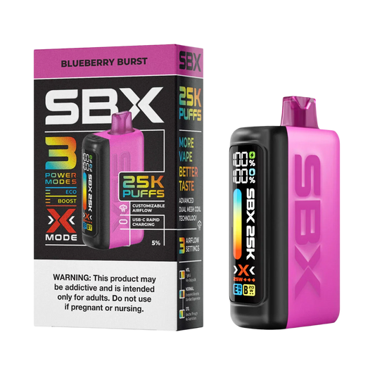 SBX 25K Puffs Disposable Vape