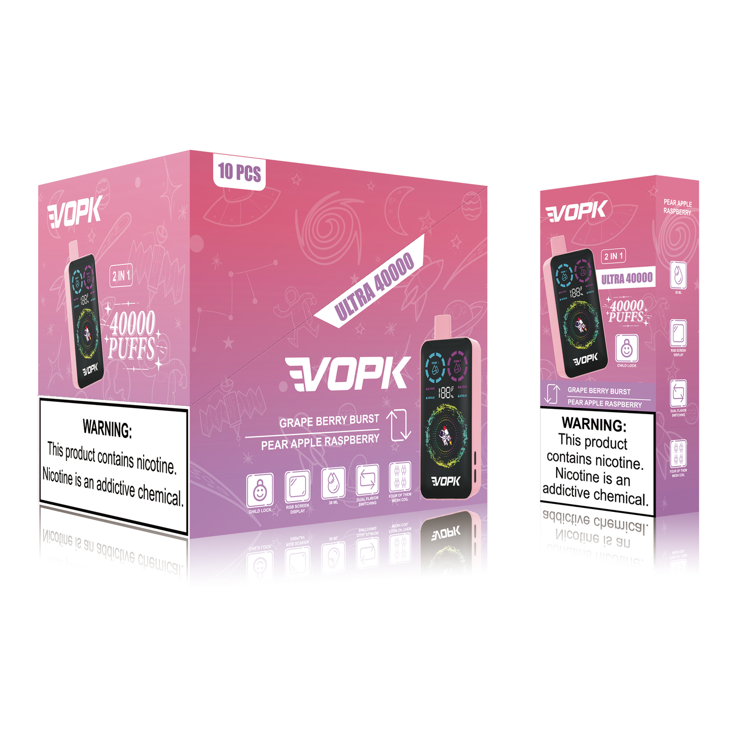 VOPK ULTRA 40000 Puffs Double Taste Disposable Vape – Advanced Features for Maximum Enjoyment