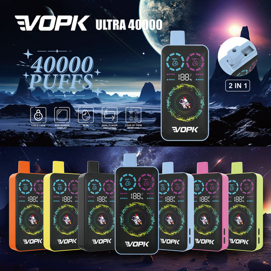 VOPK ULTRA 40000 Puffs Double Taste Disposable Vape – Advanced Features for Maximum Enjoyment