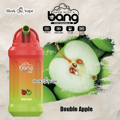 Bang King 12000 Puffs 0% 2% 3% 5% Nicotine Rechargeable Disposable Pod- 23ml E-Liquid, 850mAh Battery 20 Flavors