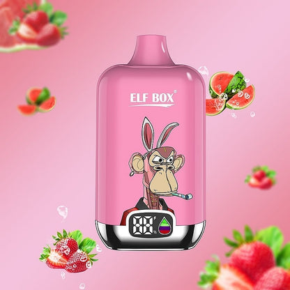 ELF box digital 12000 puffs 0% 2% 3% 5% Nicotine LED display Disposable e-cigarettes