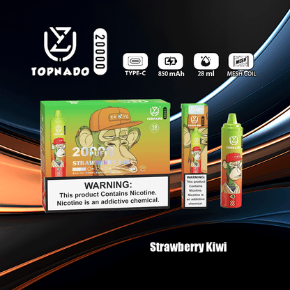UZY Tornado 20000 Puffs 0% 2% 3% 5% Nicotine LED Display New Electronic Cigarette Pen