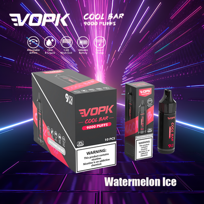 VOPK Cool Bar 9000 Puffs 0% 2% 3% 5% Nicotine Electronic Cigarette Newest Vape Pen
