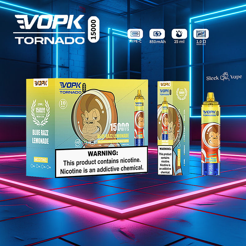 VOPK Tornado 15000 15K Puffs Disposable Vape Pen