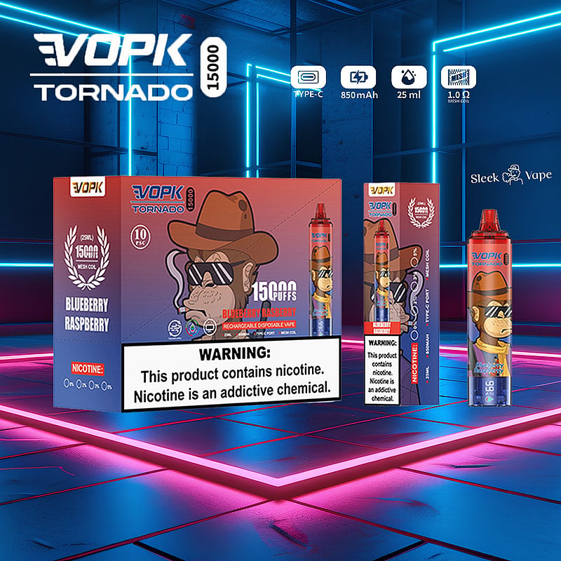 VOPK Tornado 15000 15K Puffs Disposable Vape Pen
