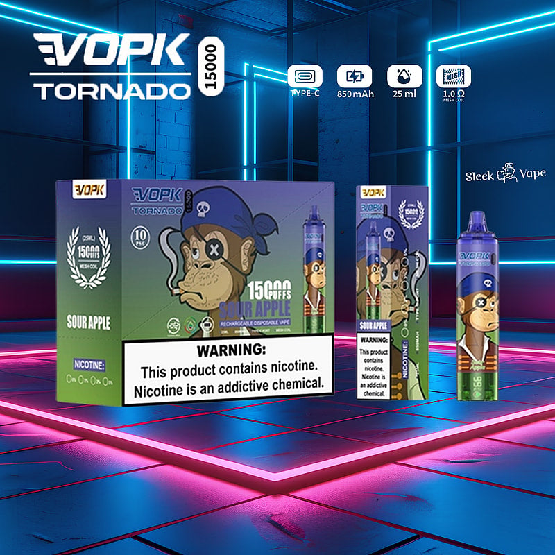 VOPK Tornado 15000 15K Puffs Disposable Vape Pen