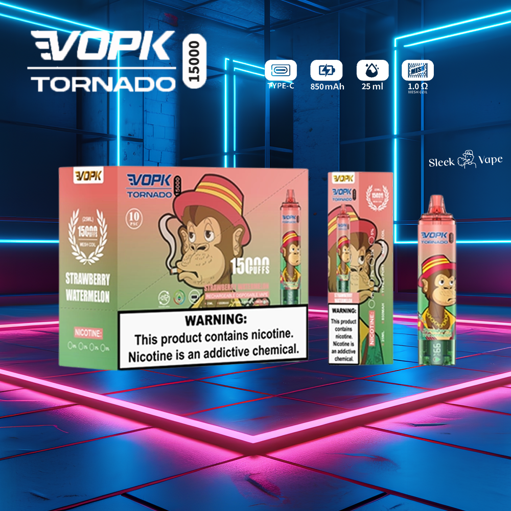 VOPK Tornado 15000 15K Puffs Disposable Vape Pen