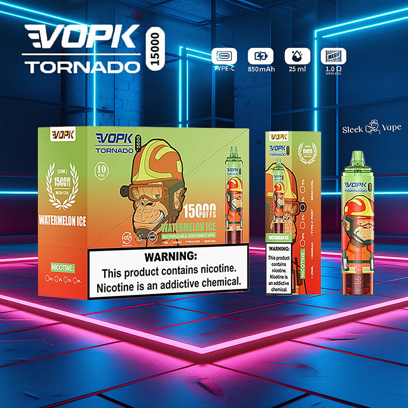 VOPK Tornado 15000 15K Puffs Disposable Vape Pen