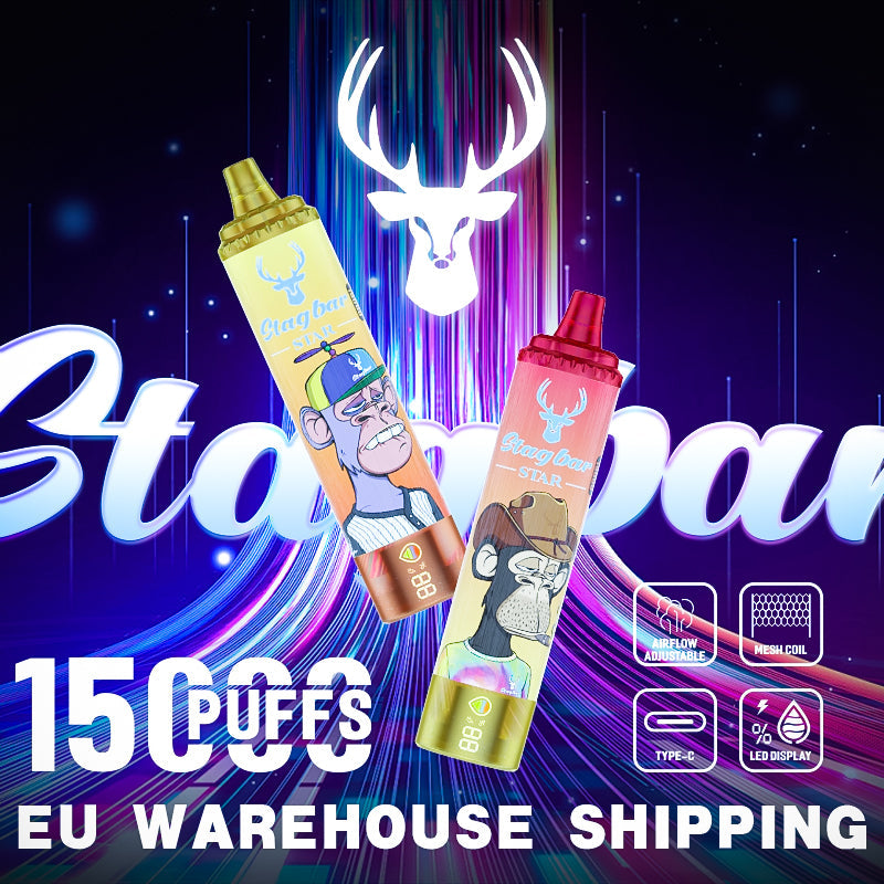 EU Warehouse Stagbar Star 15000 Puffs Disposable Vape Wholesale