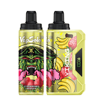 VapSolo Viking 12K Puffs Disposable Vape | Ajustable Airflow,LCD Display,Type-C port