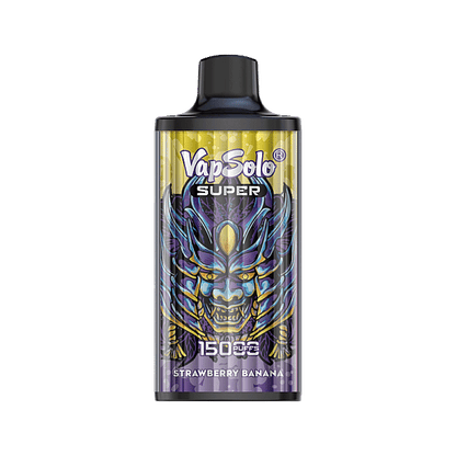VapSolo Super 15K Puffs Disposable Vape | Ajustable Airflow,Mesh Coil,Type-C Port