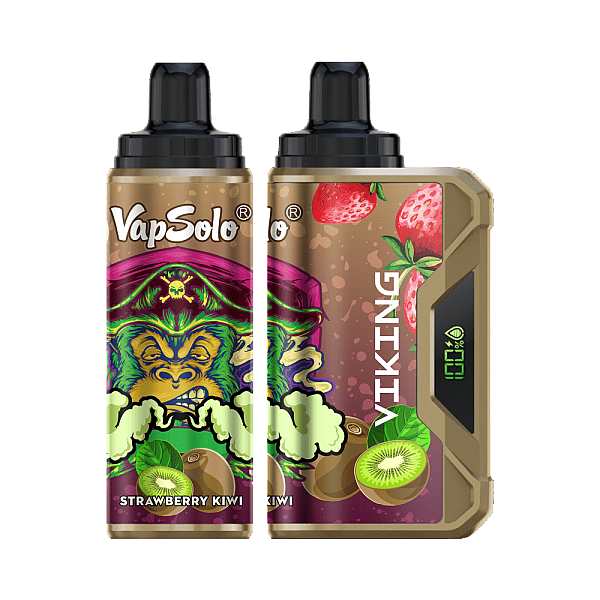 VapSolo Viking 12K Puffs Disposable Vape | Ajustable Airflow,LCD Display,Type-C port