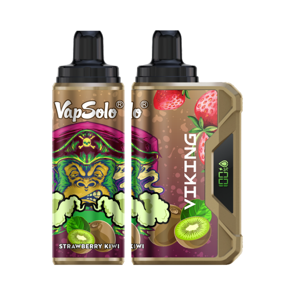 VapSolo Viking 12K Puffs Disposable Vape | Ajustable Airflow,LCD Display,Type-C port