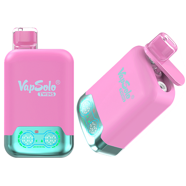 VapSolo Twins 20K Puffs Disposable Vape | Dual Flavors,Airflow Control,Smart Display Screen