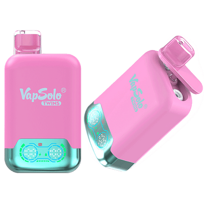 VapSolo Twins 20K Puffs Disposable Vape | Dual Flavors,Airflow Control,Smart Display Screen