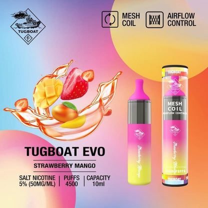 Tugboat EVO Disposable Vape 4500puffs