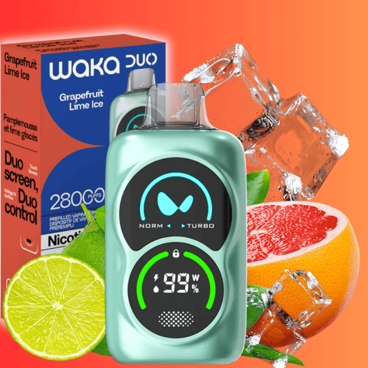 WAKA Duo 28000 Disposable Vape - Grapefruit Lime Ice