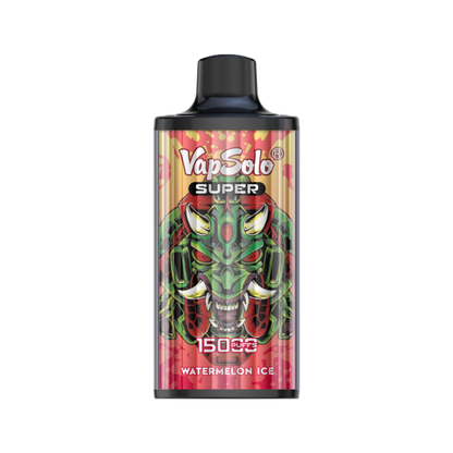 VapSolo Super 15K Puffs Disposable Vape | Ajustable Airflow,Mesh Coil,Type-C Port