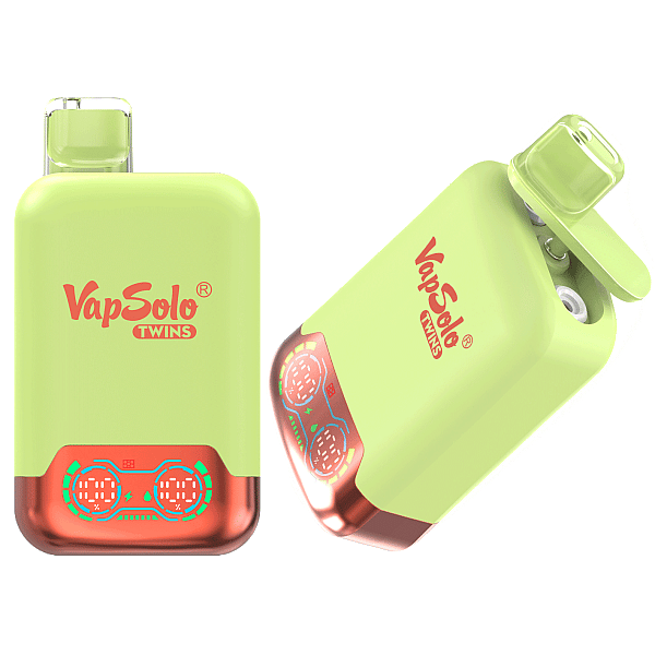 VapSolo Twins 20K Puffs Disposable Vape | Dual Flavors,Airflow Control,Smart Display Screen