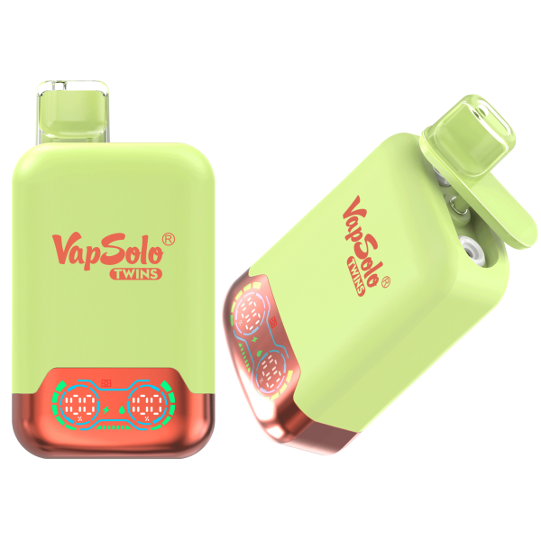 VapSolo Twins 20K Puffs Disposable Vape | Dual Flavors,Airflow Control,Smart Display Screen