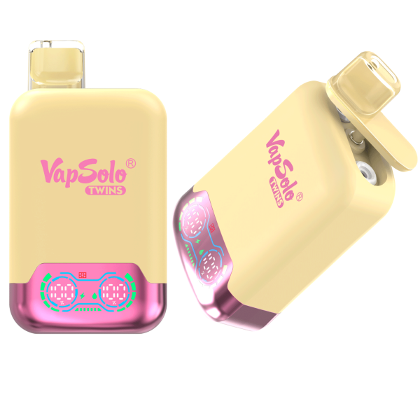 VapSolo Twins 20K Puffs Disposable Vape | Dual Flavors,Airflow Control,Smart Display Screen