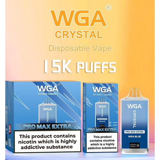 WGA Crystal Pro Max Extra 15000 Puffs Disposable Vape 2ml 20mg