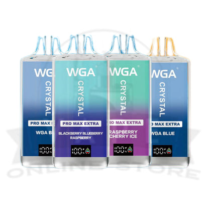 Pack of 10 WGA Crystal Pro Max Extra 15000 Puffs Disposable Vape